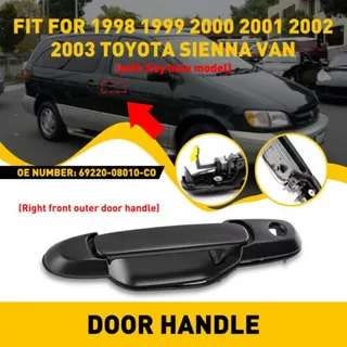 Exterior Door Handle For 98-03 Toyota Sienna Van Front Ri Mb
