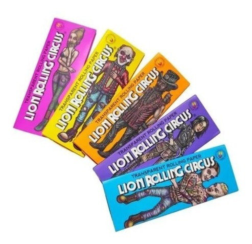 Papel Para Armar Celulosa Lion Rolling Circus King Size 110m