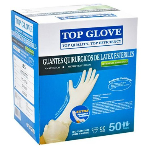 Guantes Quirúrgicos C/polvo 7.0 Top Glove