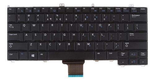 . . Reemplazo De Laptop Keyboard Compatible Latitude E7240