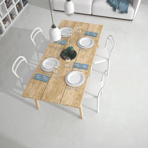Imagen 2 de 3 de Piso Porcelanato Metropoli Blanco 60x60