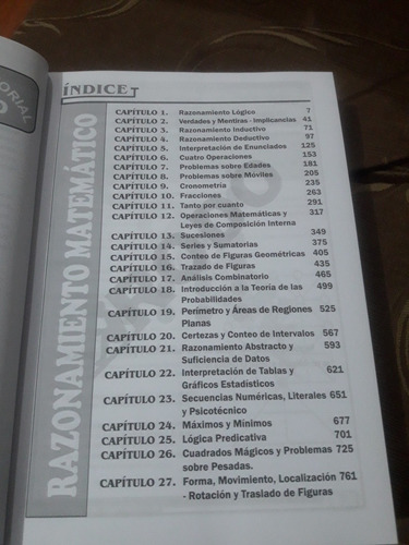 Imagen 2 de 10 de Libro Razonamiento Matemático Teórico Y Práctico Rodo