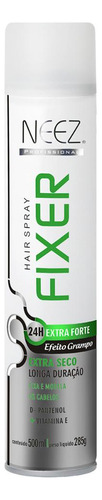 Fixador Cabelo Neez Extra Forte Efeito Grampo 24h 500ml 03un