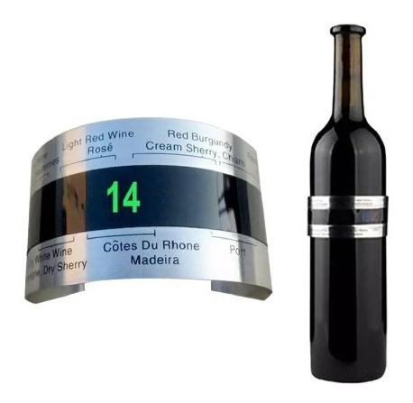 Termómetro Botella De Vino