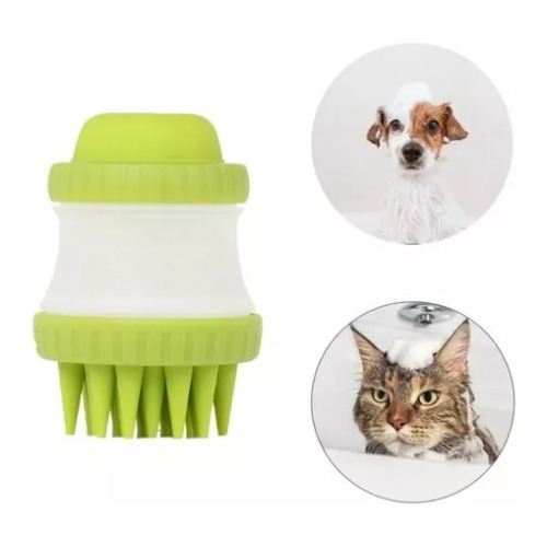 Cepillo Lavar Perro Gato Mascota Con Dispensador Para Bañar®