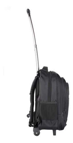 Imagen 10 de 10 de Mochila Biwo Con Carro 2 Ruedas Portanotebook Carry On