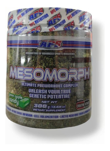 Aps Mesomorph 25 Serv Sabor Green Apple Candy