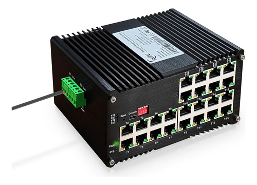 Conmutador Ethernet Industrial Gigabit Poe Administrado De 2