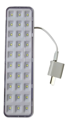 Imagen 1 de 4 de Luz De Emergencia Slt 30 Leds 15 Hs Autonomía La Huella