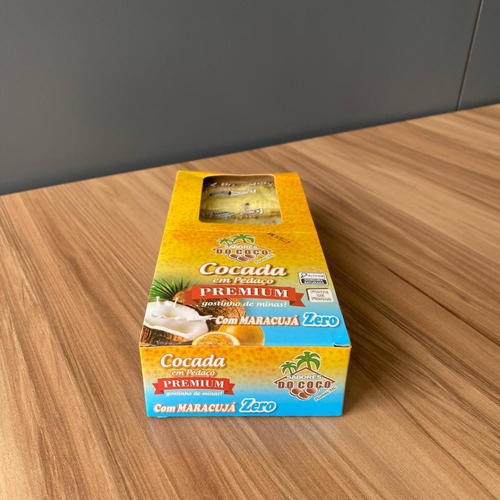 Cocada Com Maracujá Zero Açúcar Sabores Do Côco 15 Unidades