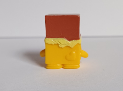 Mini Figura Shopkins Chocky Chocolate Amarillo (Usado)