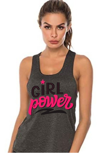 Polera Sin Mangas Diseño Musculosa Gym - Mujer