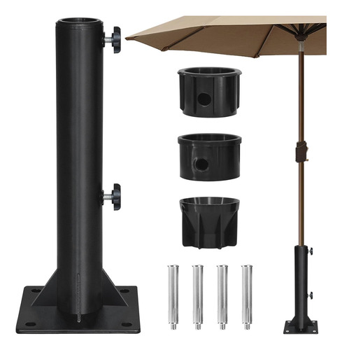 Soporte Para Sombrilla De Patio Con Base Resistente Para Pos