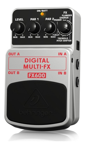 Pedal Guitarra Digital Multi-fx Behringer Fx600 + Garantía