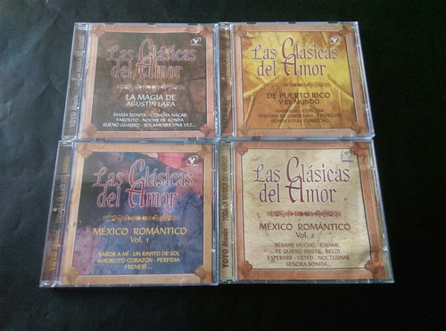 4cds -las Clásicas Del Amor. Yoyo Music. Ljp