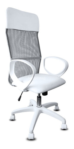 Sillon Ergonomico Ejecutivo Pc Hogar Basculante Vice White 