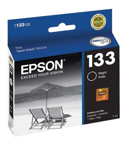 Tinta Epson 133 Stylus Tx235w Tx320f Tx420w Tx430w Negro