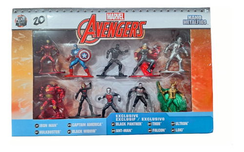 Figuras Metálicas Avengers Nano Los Vengadores