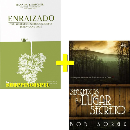 Kit Livro Enraizado + Segredos Do Lugar Secreto