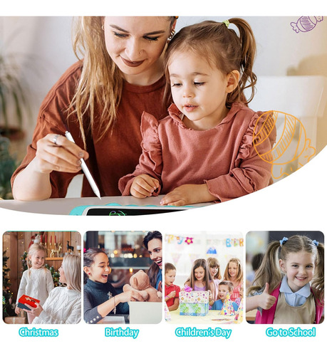 Paquete De 2 Tabletas De Escritura Lcd Para Niños, Tableta D