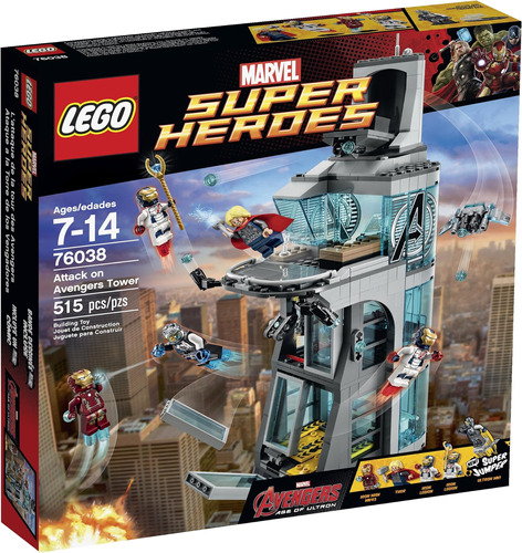 Lego Super Heroes Avengers Tower 515 Piezas