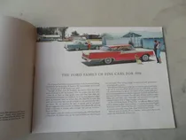 Comprar Folleto Ford 1959 Auto Thunderbird Fairlane No Manual Edsel