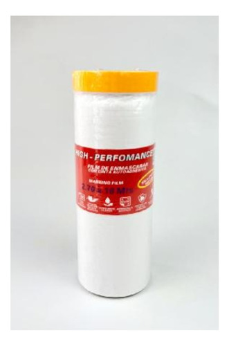 Film De Enmascarar Con Cinta Autoadhesiva - 2.70 X 18 Mts