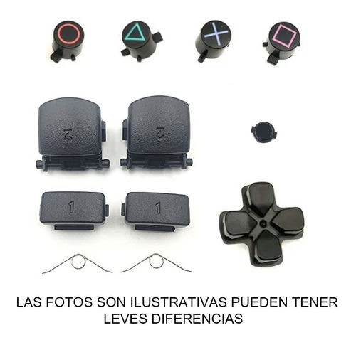 Repuestos Joystick Ps3 Carcasa Goma Para Control Generico M4