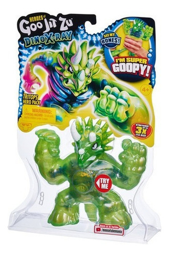 Figura Heroes Of Goo Jit Zu Dino X-ray Tritops Original 