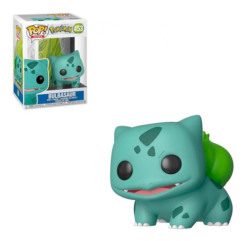 Imagem 1 de 1 de Boneco Funko Pop Pokémon Bulbasaur (bulbassauro) #453