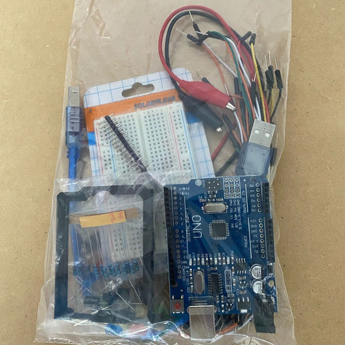 Imagen 3 de 3 de Kit Pro R3 Uno 90 Piezas Electronica Delta Arduino Deluxe