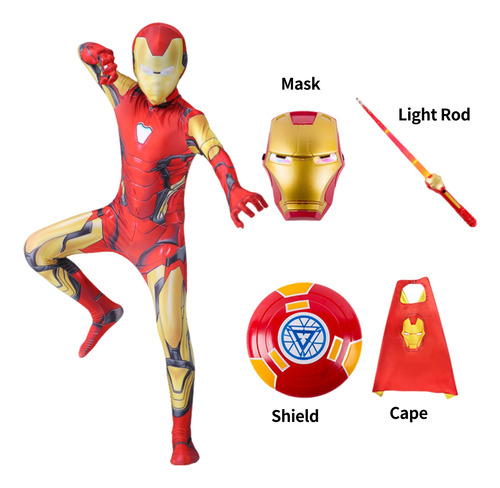 Héroe Halloween Iron Man Vengadores Marvel Infantil