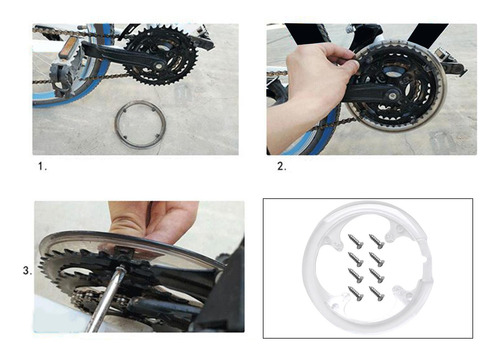 Cobertura De De Bicicleta 42~44t Com Parafusos Para