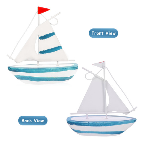 Decoración De Velero Mediterráneo Con Temática Oceánica, 3 P