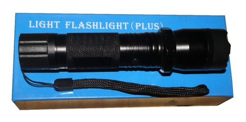 2 Lamparas Linterna De Mano Tactica Recargable Luz Led Blanc