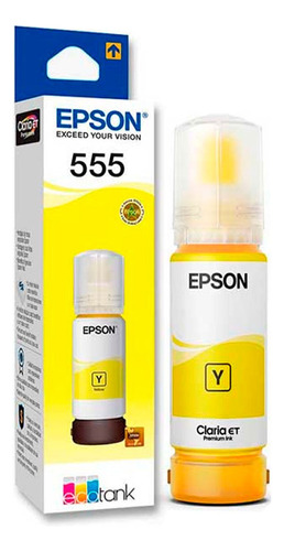 Tinta Epson T555  Yellow Para L8160 Original