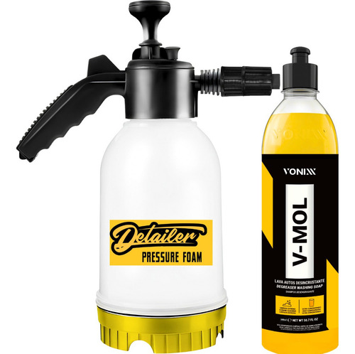 Snow Foam Manual Pulverizador Espuma 2l V-mol 500ml Vonixx