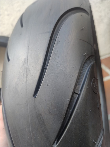 Pneu De Moto. Pneu Traseiro 180/55 B18 Michelin Commander Or (Usado)