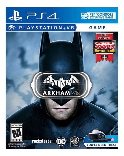 Batman Arkham Vr Standard Edition Ps4 Físico Sellado