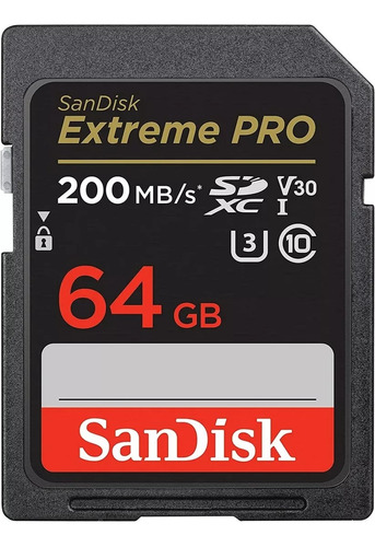 Tarjeta De Memoria Sandisk Extreme Pro Sdxc Uhs-i De 64 Gb