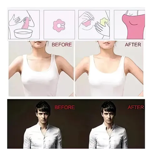 Cubre Pezones Para Hombre O Mujer X 10 Unid Invisible 4,5 Cm