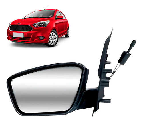 Espelho Retrovisor Ka 2015 A 2022 Manual