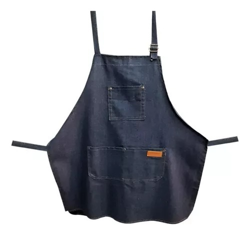 Delantal Pechera Para Cocina, Barbería O Jardinería Jeans