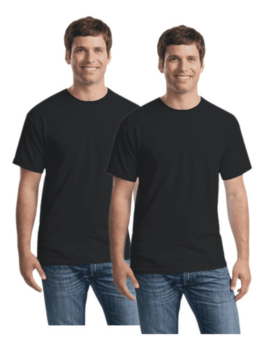 2 Pack Playera Gildan Caballero Cuello Redondo Mod 5000
