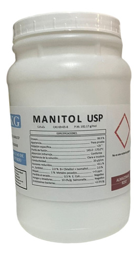 Manitol Polvo Fino Usp 25kg