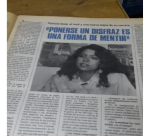 Revista Clarin N° 15746  1989 Patricia Sosa El Rock