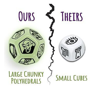 Story Time Dice: Scary Tales - Glows In The Dark! By Ima Ssb
