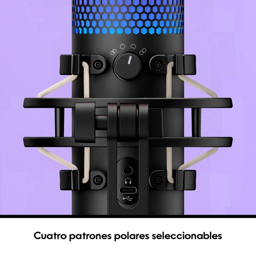 Imagen 5 de 10 de Hyperx Quadcast S, Micrófono Usb Multipatrón Gamer Streaming