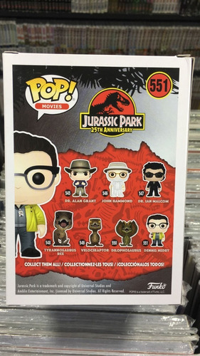 Imagen 2 de 3 de Funko Pop! Movies Jurassic Park - Dennis Nedry #551