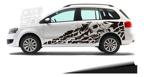 Calco Vw Suran Skull Decoracion Calavera Juego